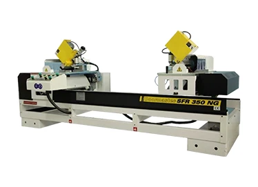 Полуавтоматический двухпильный станок для торцевания-сверления Doormaster 350 SFR, Emin Tosun