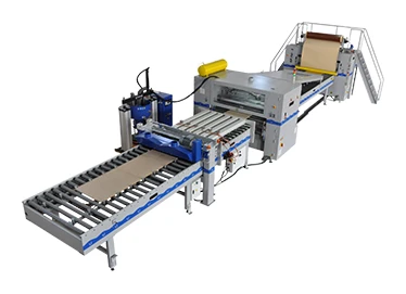 Линия каширования плитных материалов с использованием клеев-расплавов FLL-PUR, Unimak (Турция)