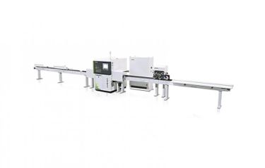 Автоматический торцовочный станок с функцией вырезки дефектов и оптимизации JANGJA AM8424