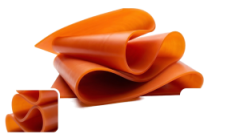 Мембрана силиконовая для пресса с избыточным давлением, рыжая 1750*3450 2,8мм