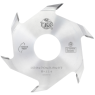 Фреза для сращивания HW 250*70 z6 шип 3,8*11,4 TKG