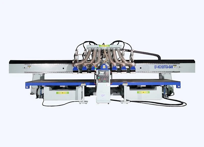 Многошпиндельный обрабатывающий центр с 2-мя столами ChangFeng CF-RT2525TC8-PT