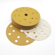 Шлифовальный круг Ligreat на бумажной основе желтый д150мм 15отв. Р120