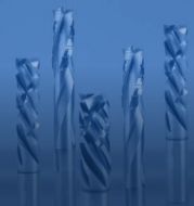 Концевая фреза VHW 12*35/80*12 z2 RH POS  спиральная по алюминию N-POL