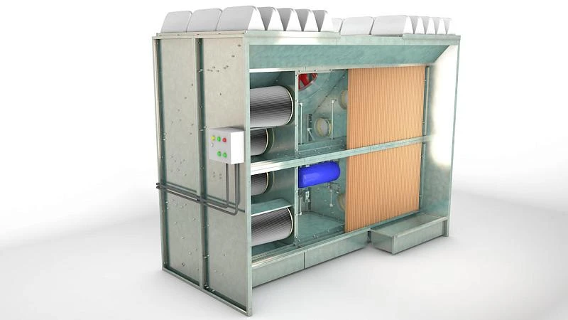 Кабина для шлифовки изделий, ширина рабочей зоны 3м