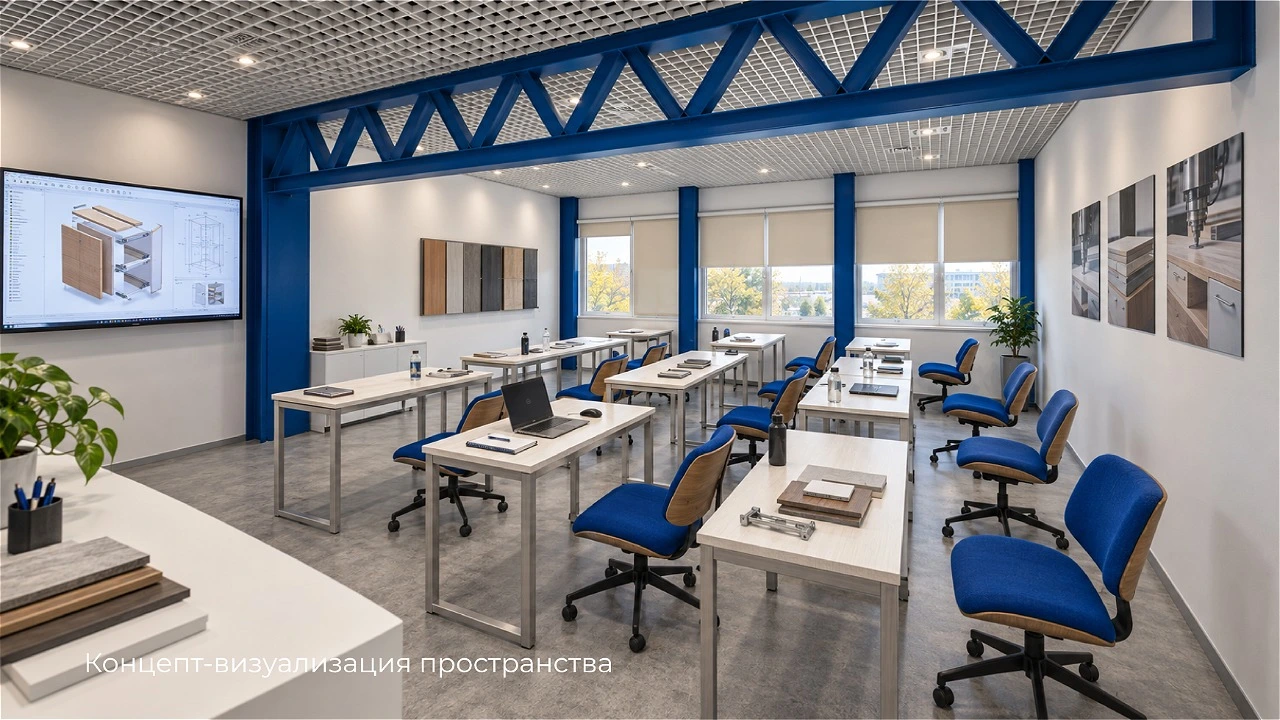Учебный класс Центра Мебельных Технологий LIGA
