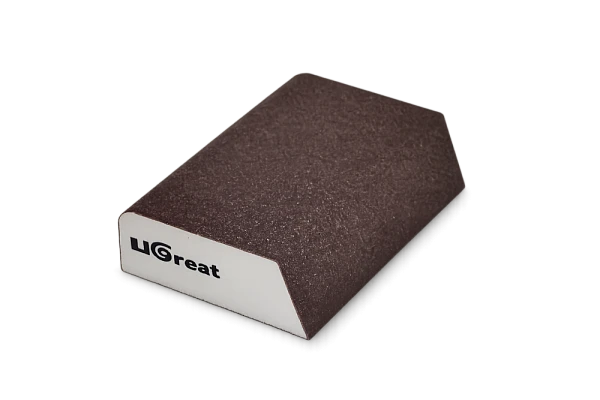 Шлифовальная губка Ligreat четырехсторонняя овал/скос Р280, 3 шт